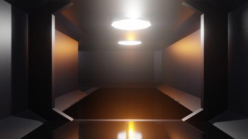 Spaceship Corridor - Empty preview image